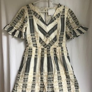 Maeve Anthropologie Embroidered Romper